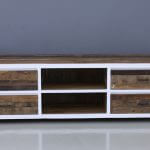 TV meubel teak met wit
