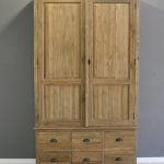 teakhouten dichte kast