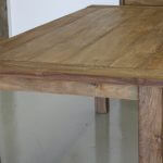 teak tafel dingklik blokpoten