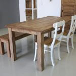teak dingklik tafel