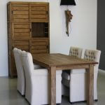 eettafel robuust dingklik teak