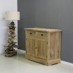 teak dressoir 1 meter breed met deuren