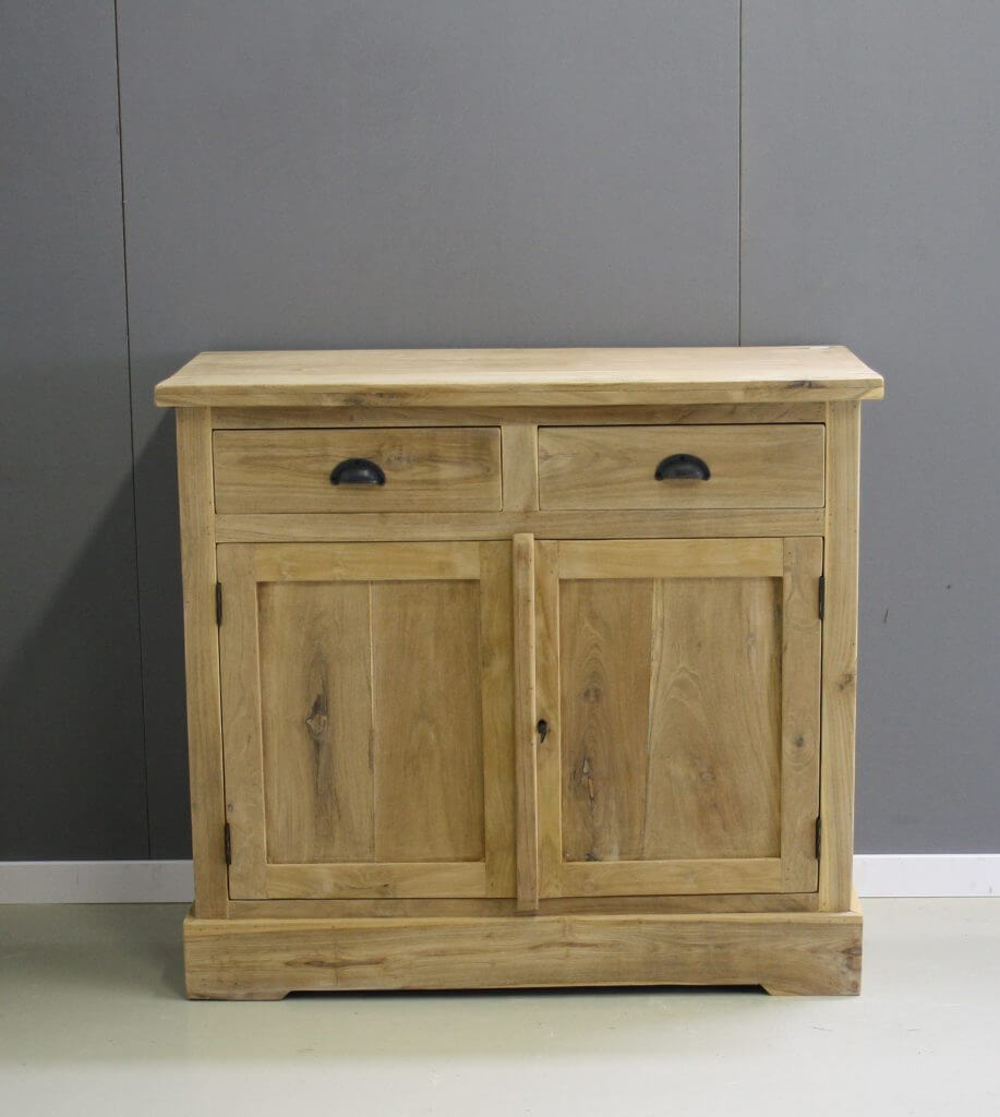 dressoir van teakhout 1 meter breed