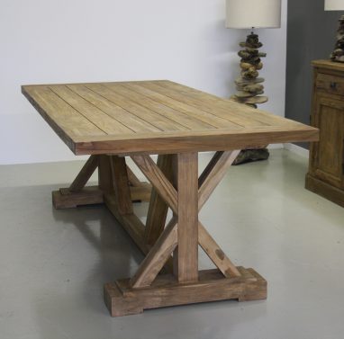 Kloostertafel teakhout