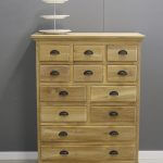 Ladenkast teakhout 12 laden