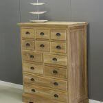 Ladenkast teakhout 12 laden