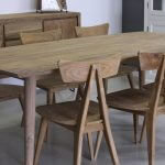 teak tafel retro stijl