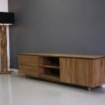 Teak tv meubel retro