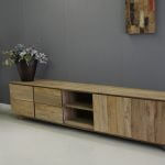 tv meubel teakhout 280cm breed