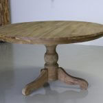 ronde eettafel met klassieke bolpoot