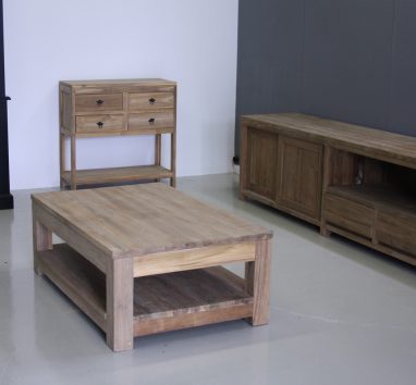 teak salontafel 120x80