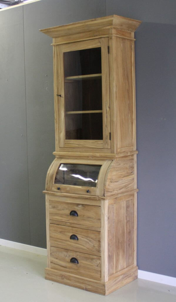 smalle teak grutterskast