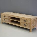 tv meubel van teakhout