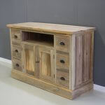 teak tv meubel 120cm