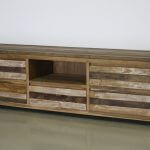 tv meubel teakhout met krijtwas