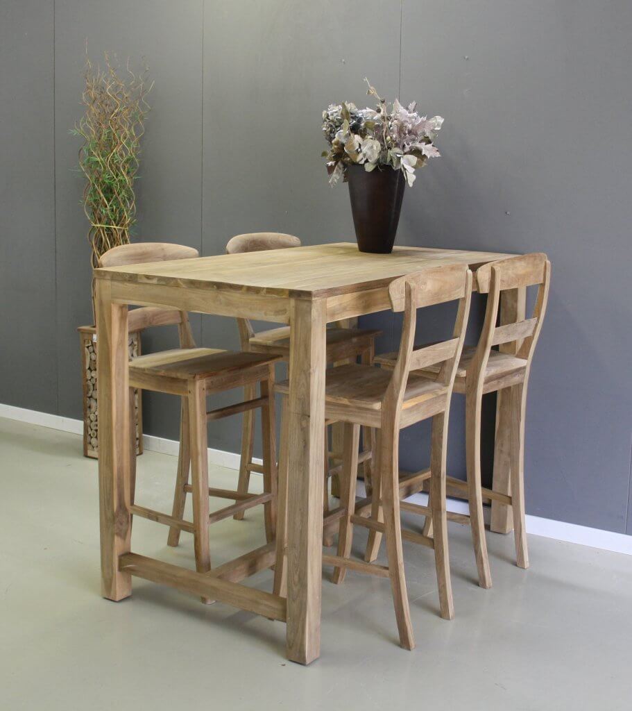 Teak bartafel