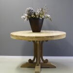 ronde tafel teakhout