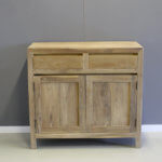 strak teak dressoir 1 meter