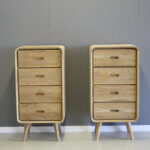 retro ladenkast teakhout