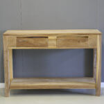 teak sidetable 120cm