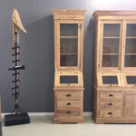 Smalle grutterskast van teakhout