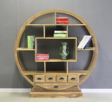 roomdivider teakhout