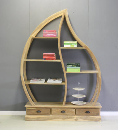 Roomdivider teakhout