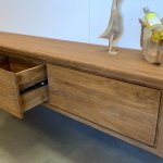 hangend tv meubel hout