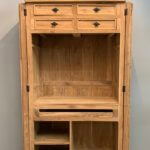 teakhouten computerkast