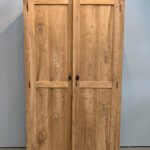 teak computerkast hoog model