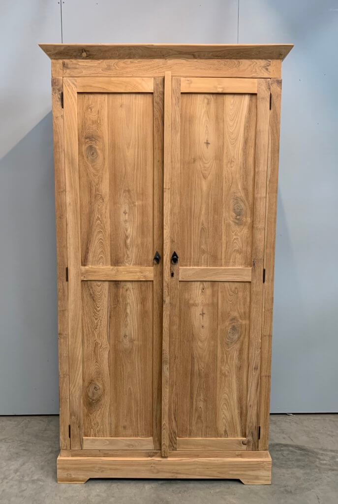 teak computerkast hoog model