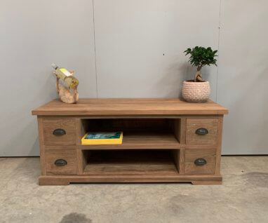 teak tv meubel 120cm
