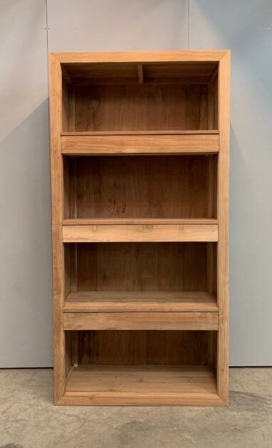 boekenkast met 3 blinde lade