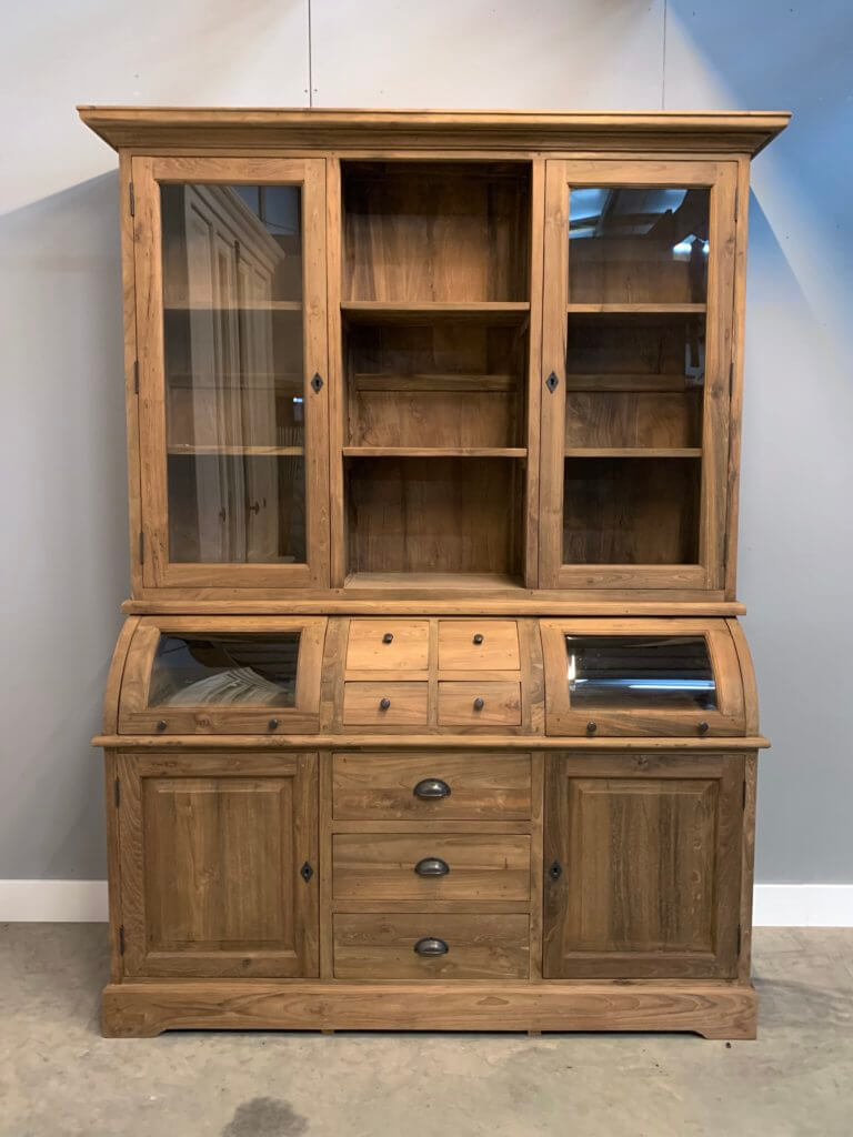 grutterskast van gerecycled teakhout