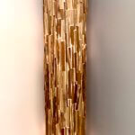 Sfeervolle lamp met hout