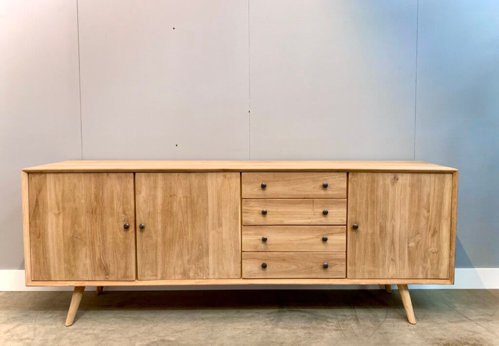 Retro dressoir plantage teakhout