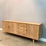 retro tv-meubel van plantage teakhout