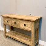 sidetable teakhout 120cm breed