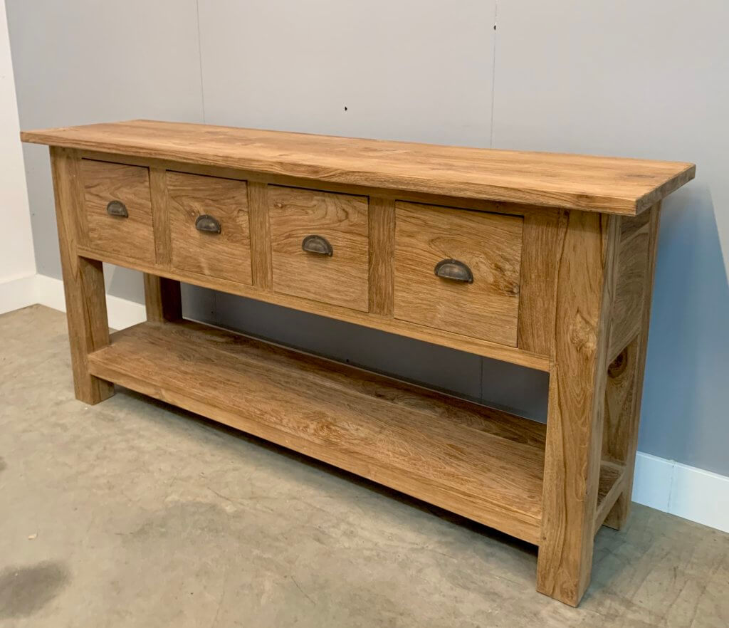 Sidetable 160 cm breed