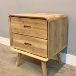 Nachtkast retro teakhout