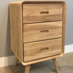 ladekast teakhout 3 laden