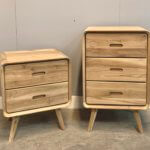 ladenblok retro teakhout