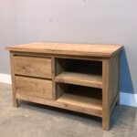 klein tv-meubel van massief hout