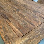 Close-up teaktafel