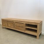 teak tv meubel 200cm