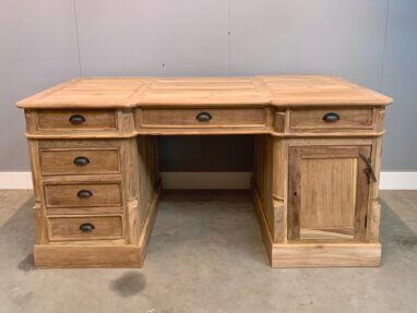 Teakhouten bureau van plantage teakhout