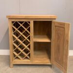 wijnkastje teakhout