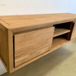 hangend tv meubel gerecycled teak