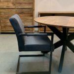 industriële stoel antraciet