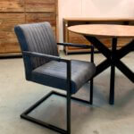 industriële stoel antraciet